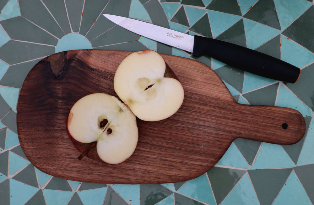 Walnut board vegetable