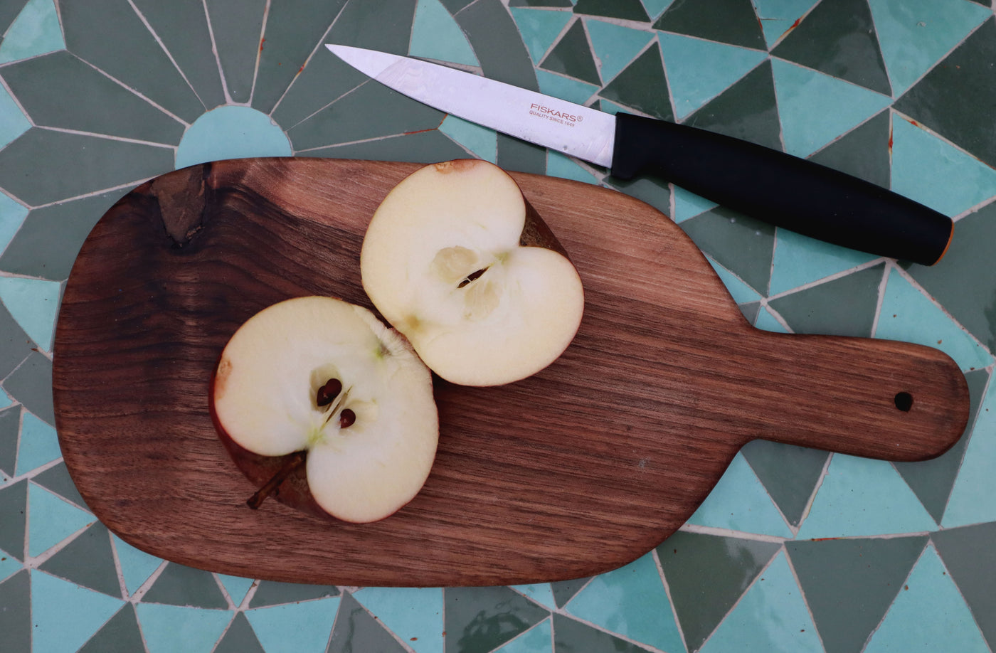 Walnut board vegetable