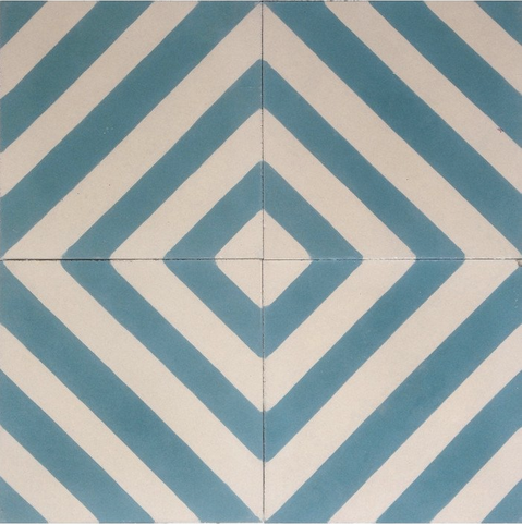Marockanskt kakel Babel- teal