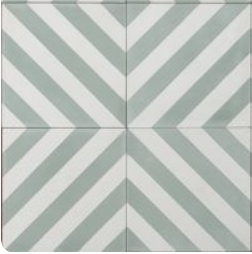 Moroccan tile Babel - mint
