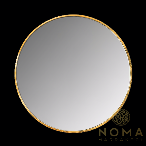Brass Mirror Round