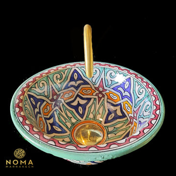 Moroccan Sink Hand-Painted Beautiful Pattern