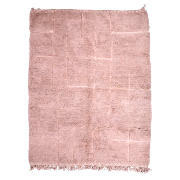 Warm Beige Berbermatta i 100% Ull