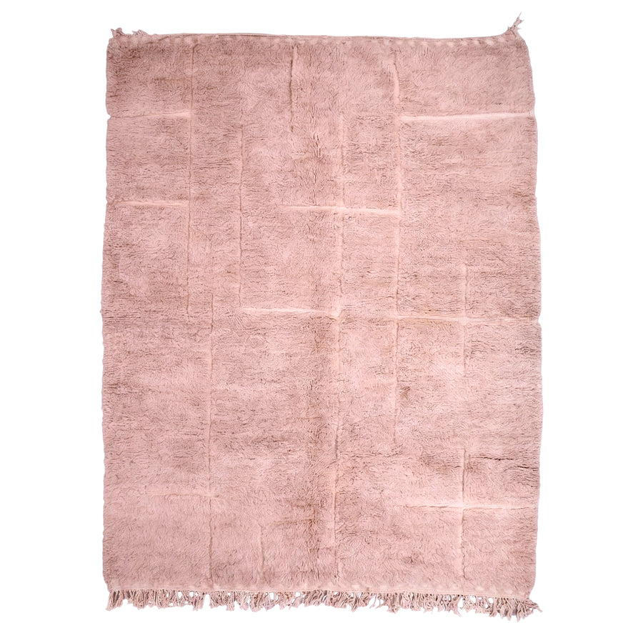 Warm Beige Berbermatta i 100% Ull