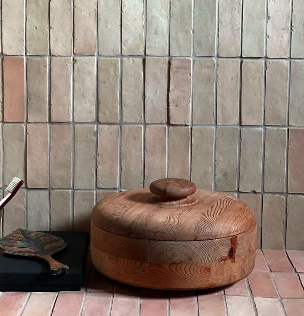 Zellige tiles 15x5 cm natural unglazed