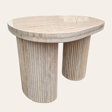 Pelarbord Travertin