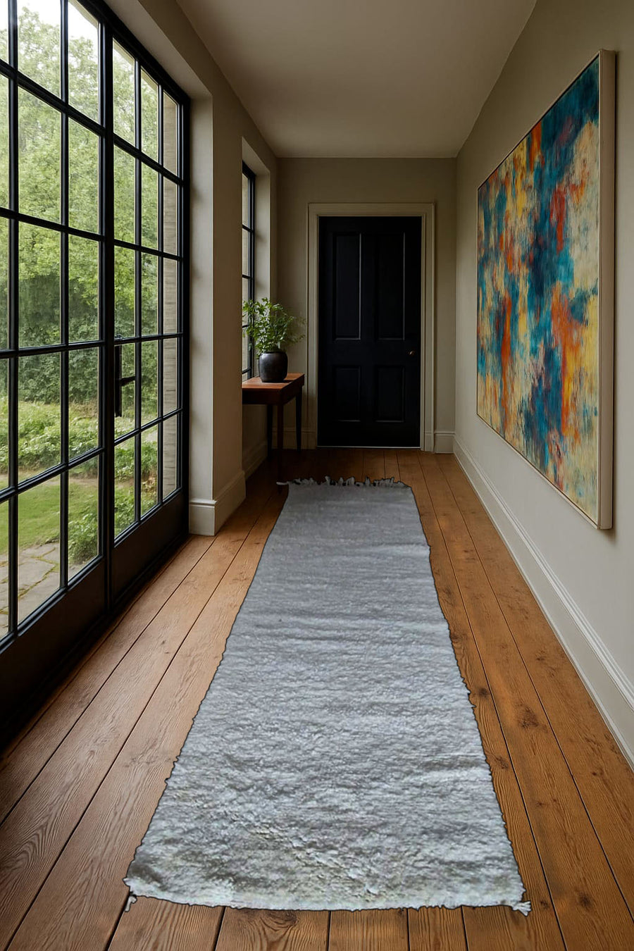 Ben Ourain hall rug