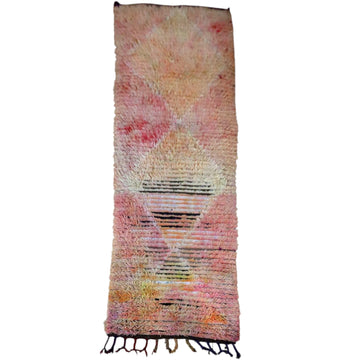 Vintage long and narrow Moroccan rug