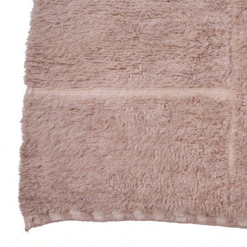 Warm Beige Berbermatta i 100% Ull
