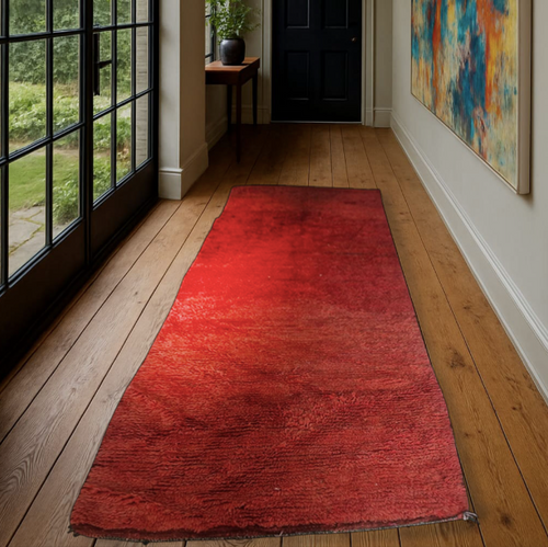 Ben Ourain rug red