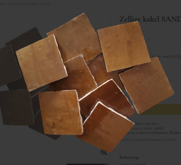 Zellige kakel SANDY TAUPE