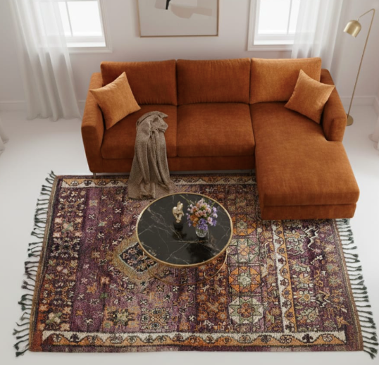 Vintage rug in beautiful colors