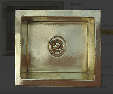 Sink brass