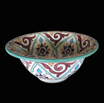 Hand-painted sink