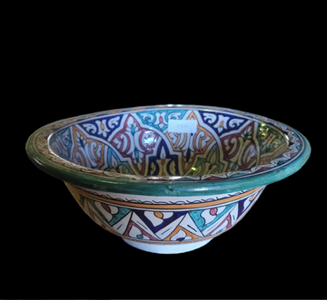 Hand-painted sink