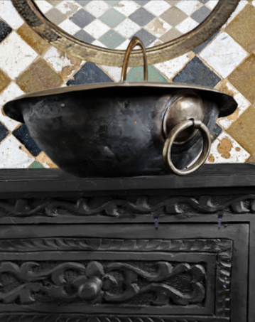 Hand carved vanity tables