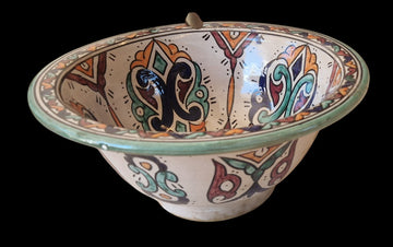 Hand-painted sink