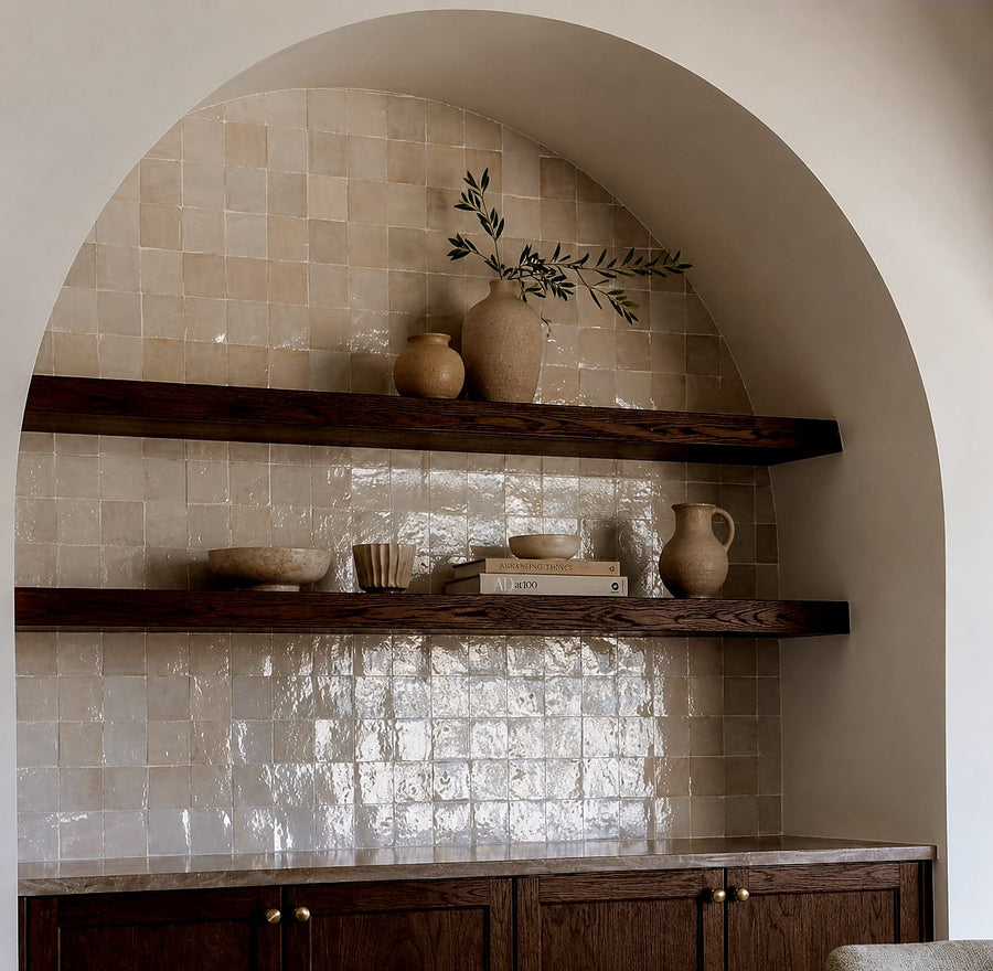 Zellige tiles CREAM CUSTARD